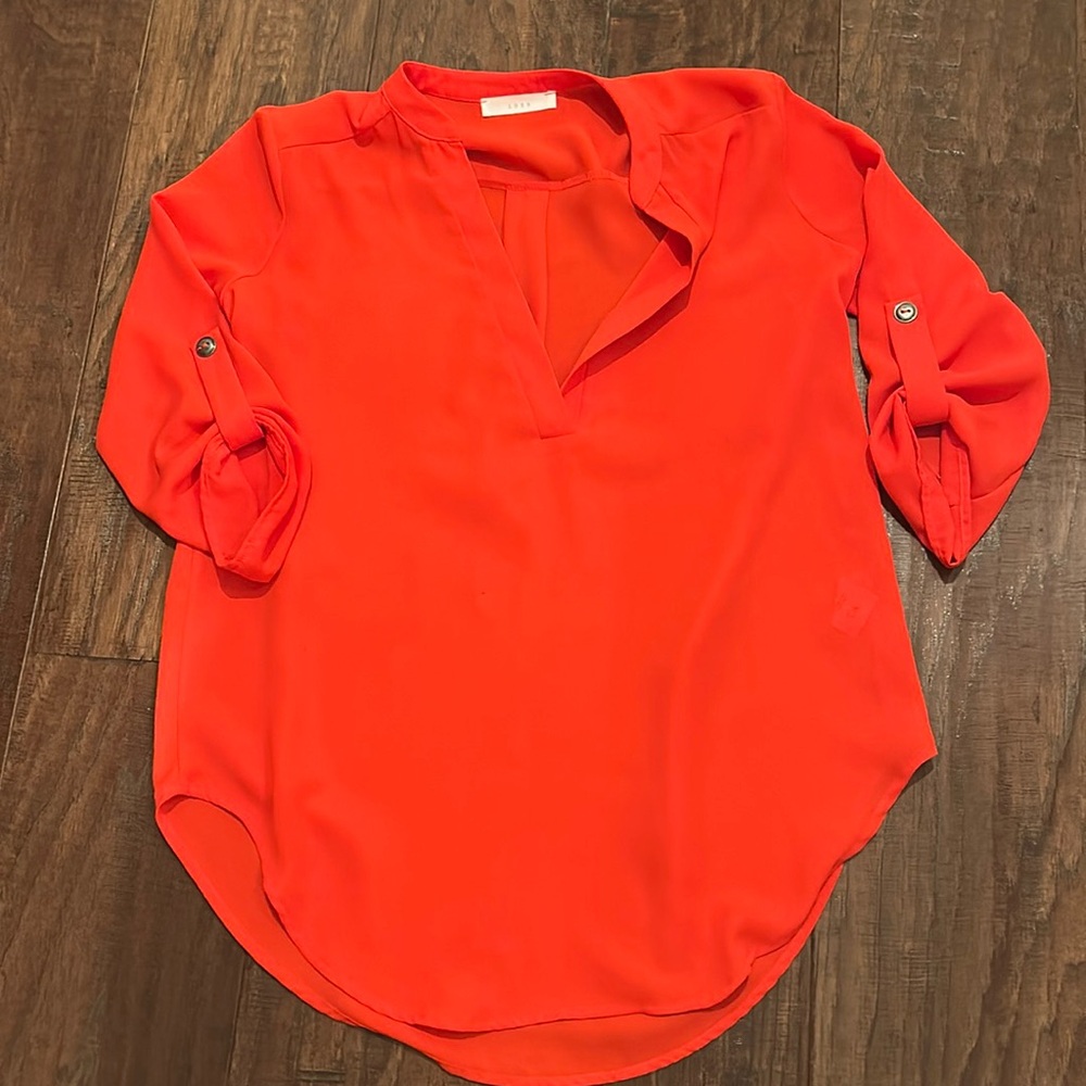 Lush orange blouse